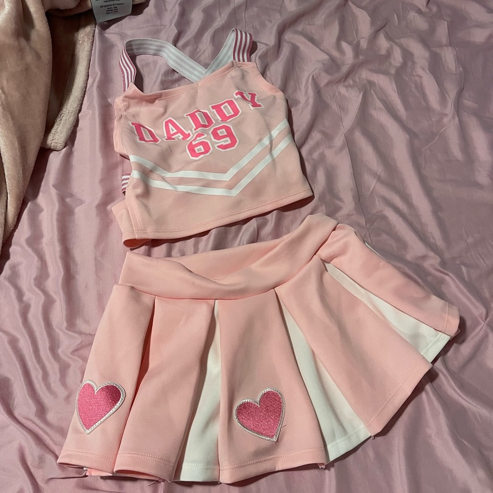 Cheerleader daddy dollskill Halloween set